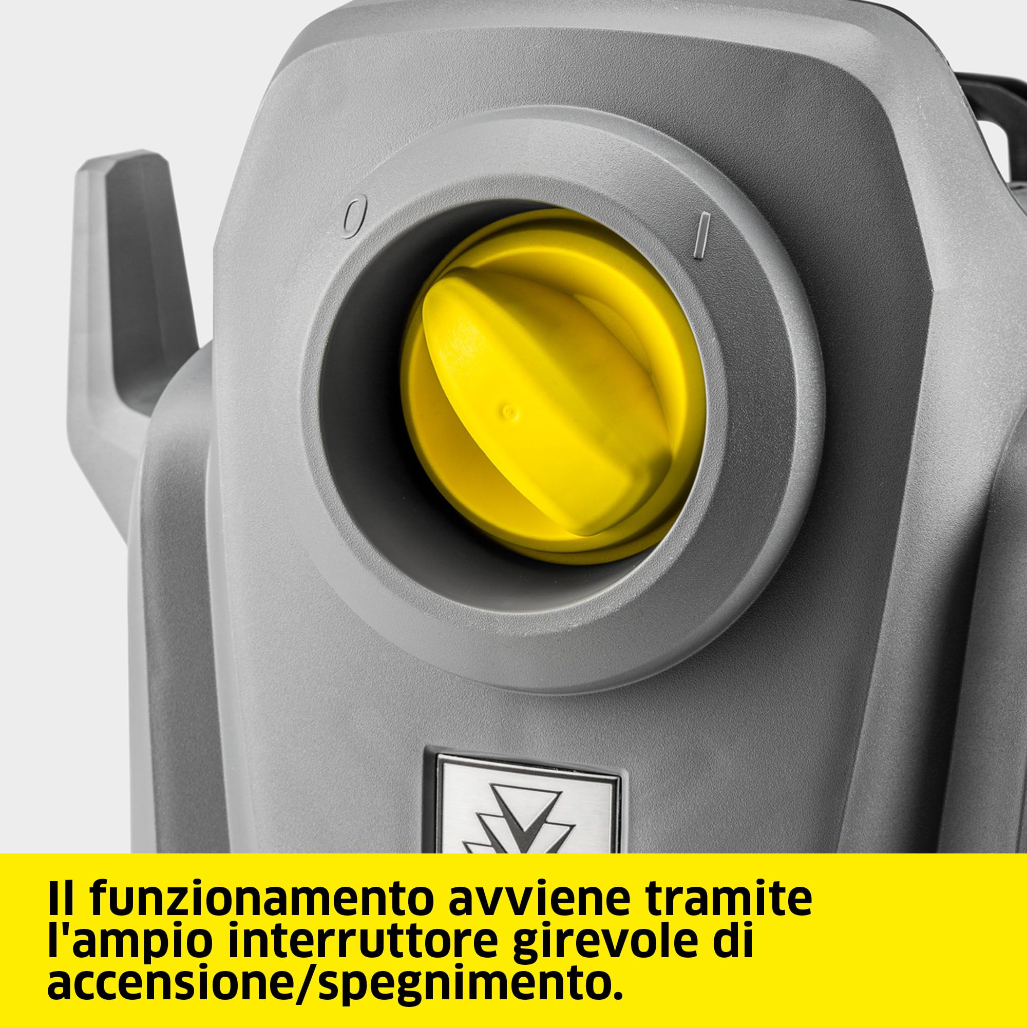 KÄRCHER idropulitrice professionale ad acqua fredda HD 4/10 X Plus Classic con avvogitubo integrato, pressione di lavoro 100 bar, portata 400 l/h, tubo 8 m, pistola ad alta pressione, ugello rotante