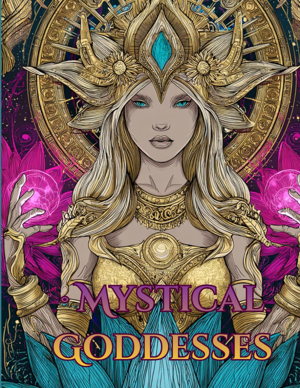 Mystical Goddesses for Coloring & Meditation