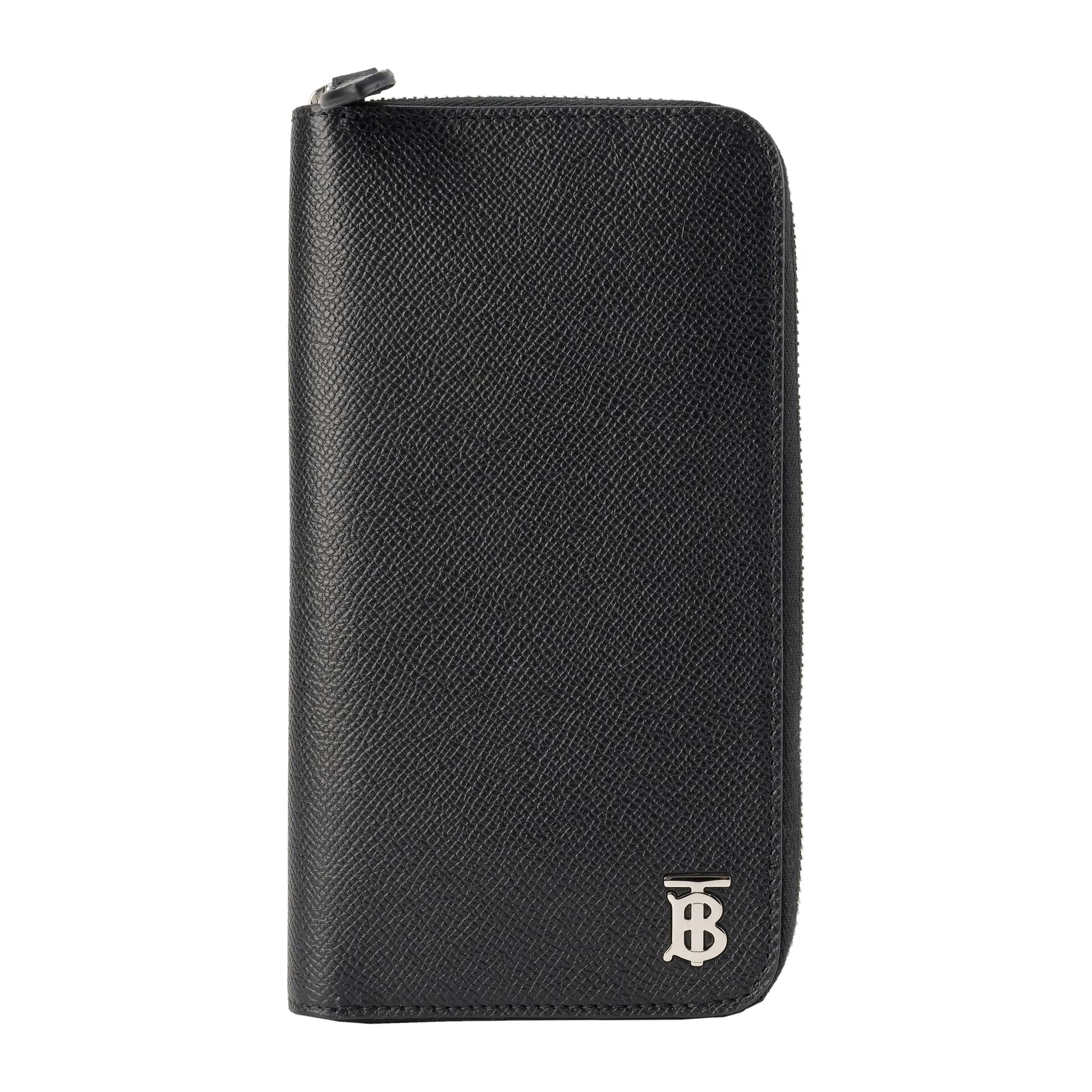 【美品】BURBERRY 近年モデル　ラウンドジップ　ブラック 美品】BURBERRY 近年モデル ラウンドジップ ブラック