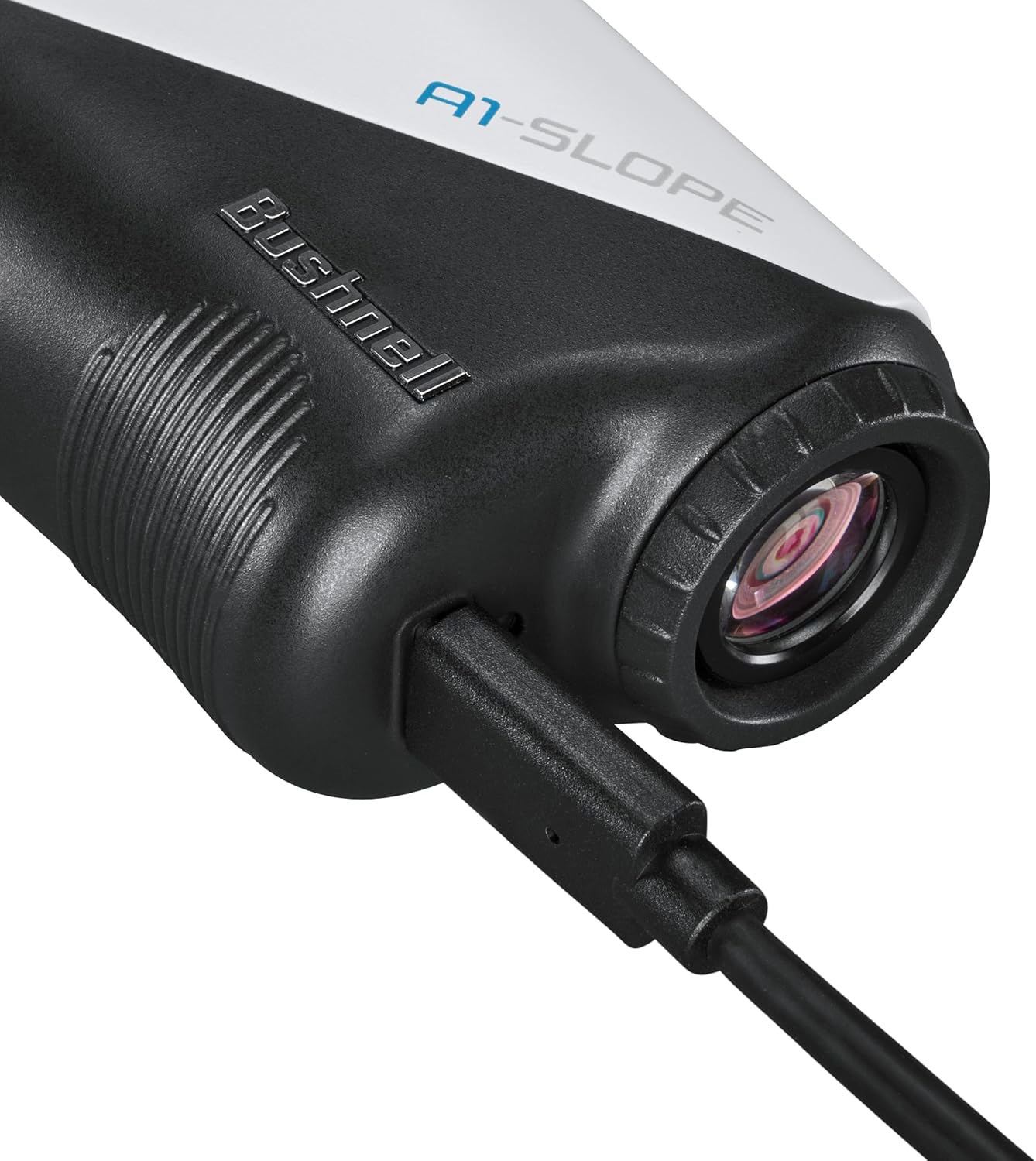 USB-C charging port on Bushnell A1-Slope rangefinder