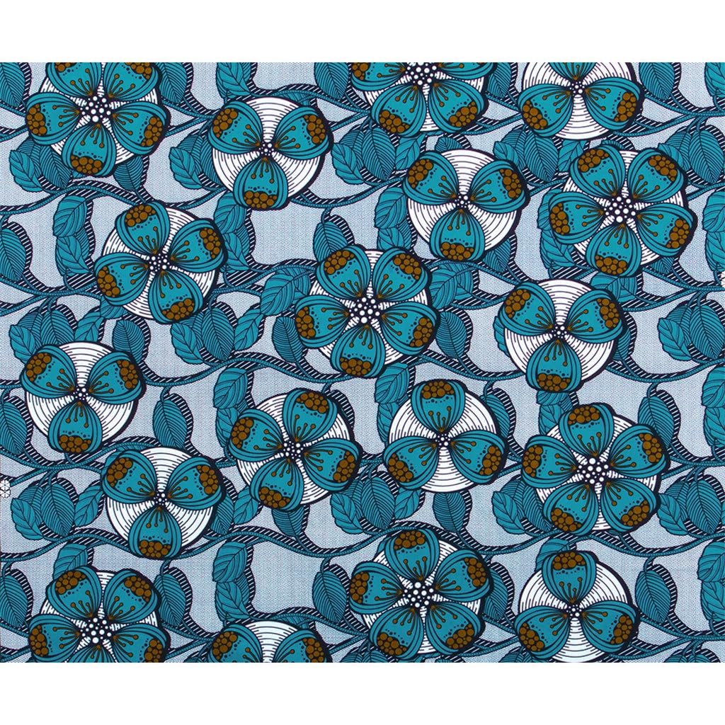 Tessuto da stampa batik nazionale africano Tessuto di cera con stampa geometrica fronte-retro in cotone nazionale africano