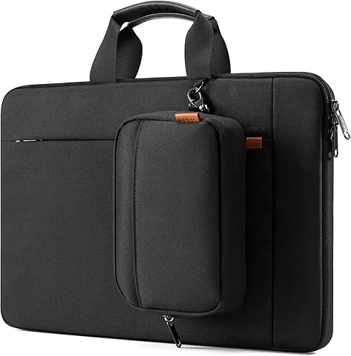 Inateck Funda protectora resistente al agua para laptop de 15.6 pulgadas con bolsa de accesorios, compatible con la mayoría de portátiles de 15 a
