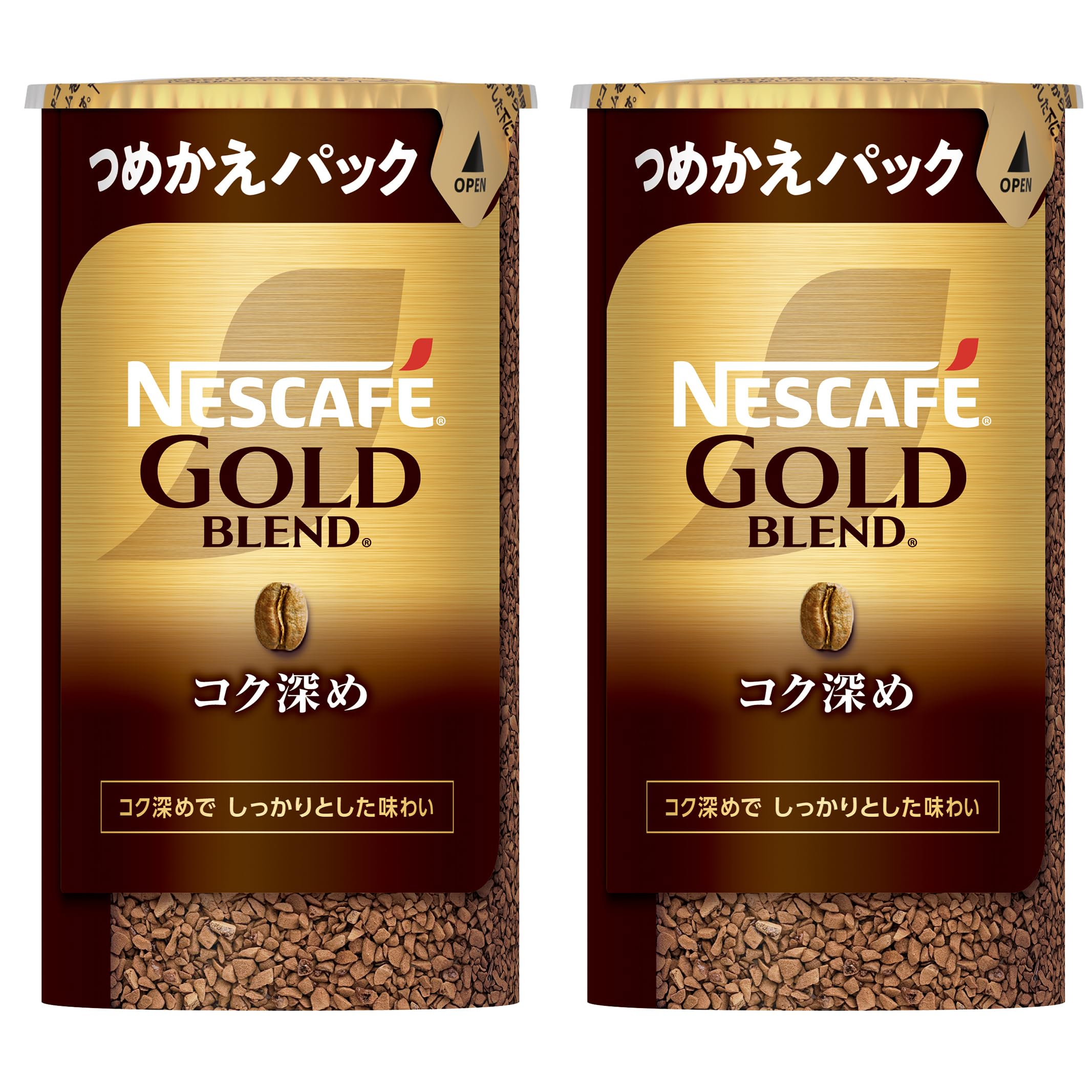 ネスカフェ ゴールドブレンド コク深め エコ&システムパック 95g×2本(95杯分)【 95杯分 】【 詰め替え用 】【 ブラックコーヒー 】【 インスタント 】商品画像