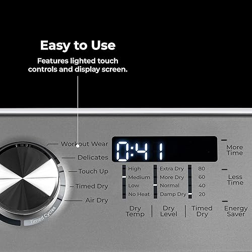 Miniatura 4 de Kenmore Secador eléctrico de carga frontal de 7.0 pies cúbicos - con protector para reducir arrugas y estática - Secado inteligente del sensor - LED