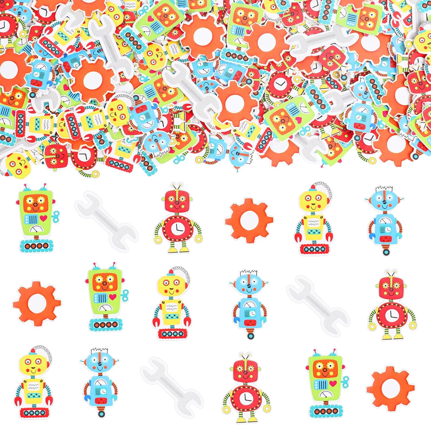 Cheereveal 200 Pieces Robot Table Confetti for Boys – Robot Theme Dessert Table Scatters, Robot Theme Birthday Party Baby Shower Decorations Cheereveal 200 Pieces Robot Table Confetti for Boys – Robot Theme Dessert Table Scatters, Robot Theme Birthday Party Baby Shower Decorations