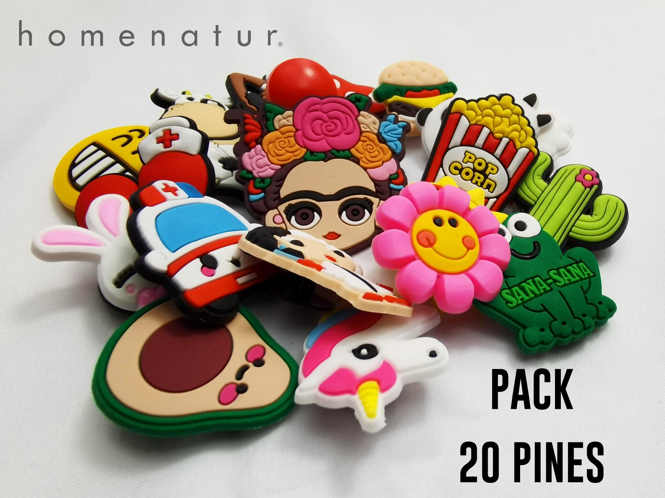 Pines para Crocs Zuecos Sanitarios - 20 Piezas - Pins Decorativos - Shoe Charms - Accesorios y Adornos para Zapatos - Mujer Hombre Niños - Sanidad Hostelería - Trabajo Peluqueria