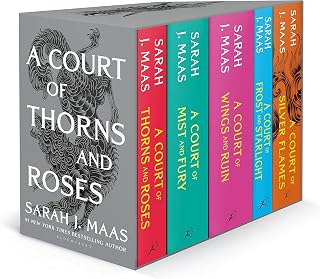 A Court of Thorns and Roses ACOTAR Paperback Box Set 5 Books by Sarah J. Maas - Complete Fantasy Series Collection