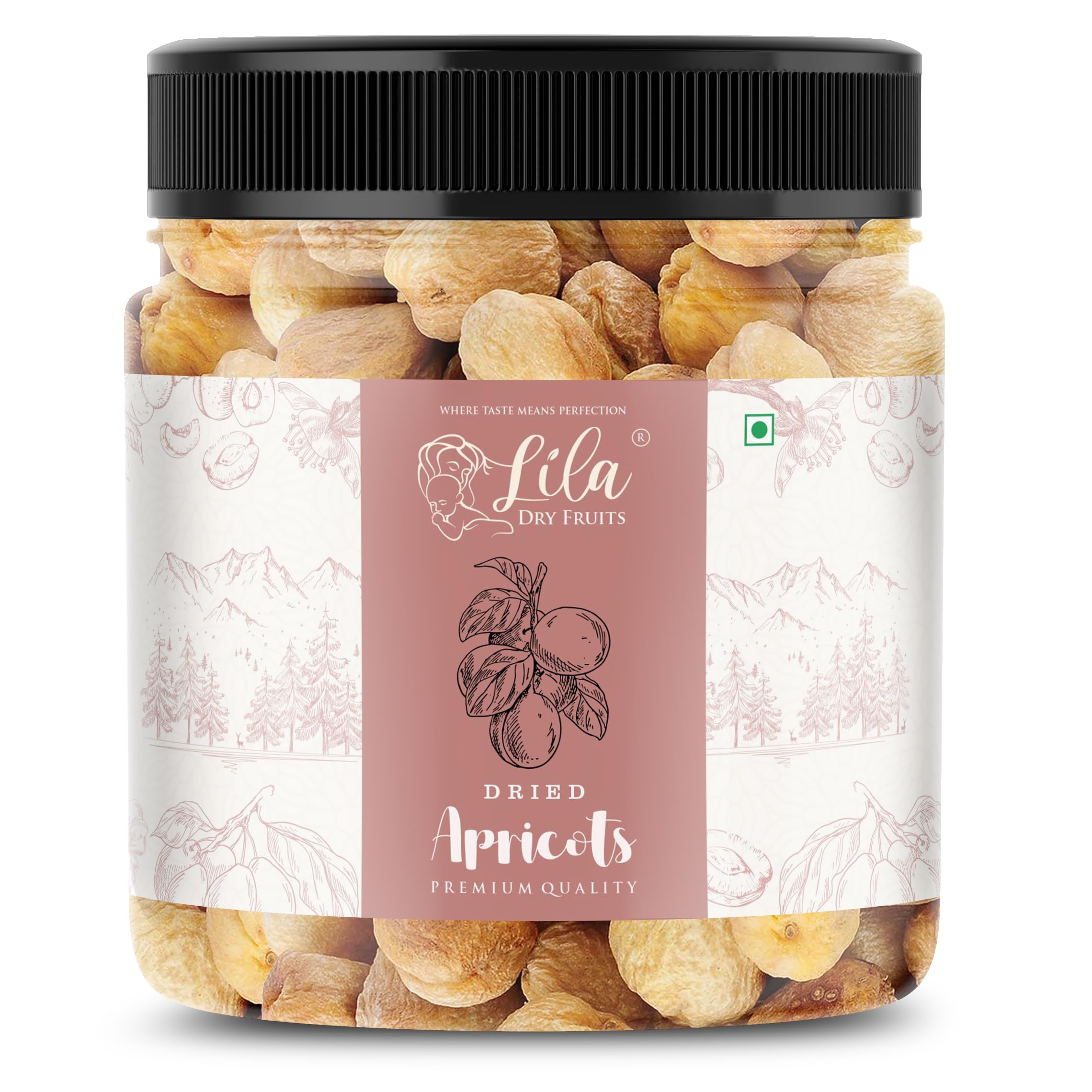 LILA DRY FRUITS Dried Premium Afghani Apricots 500g Jar Pack | Vegan, Sun Dried Apricots | Gluten Free & Sodium Free | Add in your Healthy Recipes | Dry Fruit (B0BC63JCCQ) Amazon Price History, Amazon Price Tracker
