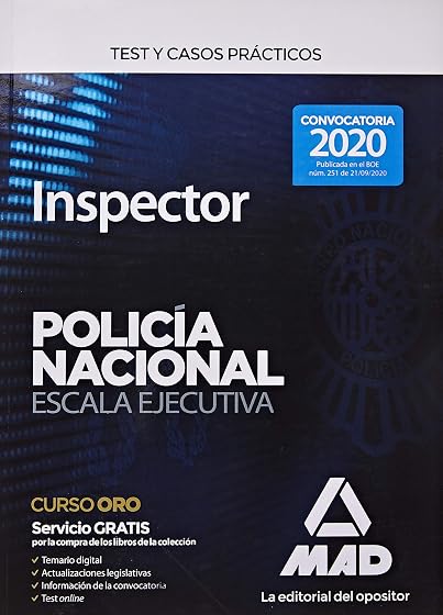 Inspector de Policía Nacional. Test y casos prácticos