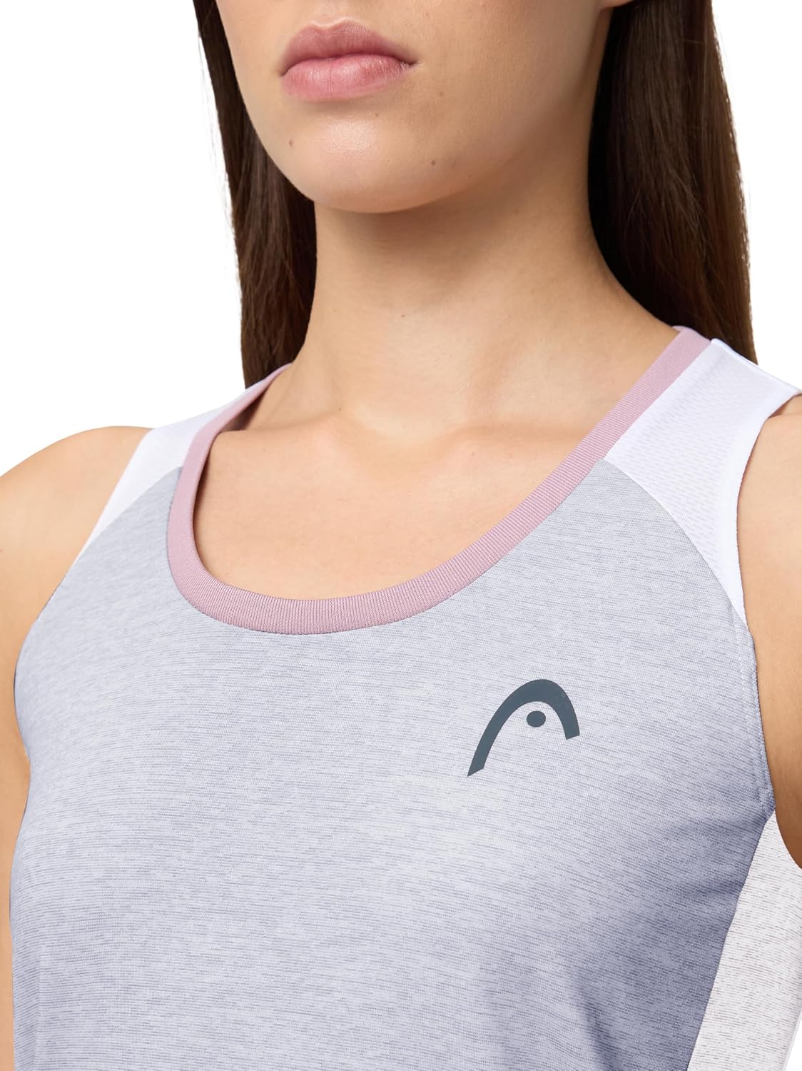 HEAD Women’s Play Tech Tank Top – Sporty Performance Tennis Tank with Breathable Mesh Panels