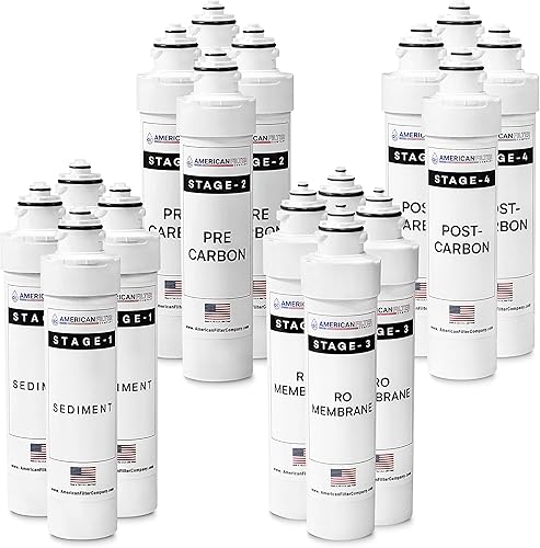 Miniatura 5 de Brio NFMPP5M - Filtros de agua UV para enfriador de agua fabricados por American Filter Company, (paquete de 8) que incluyen 2 de cada