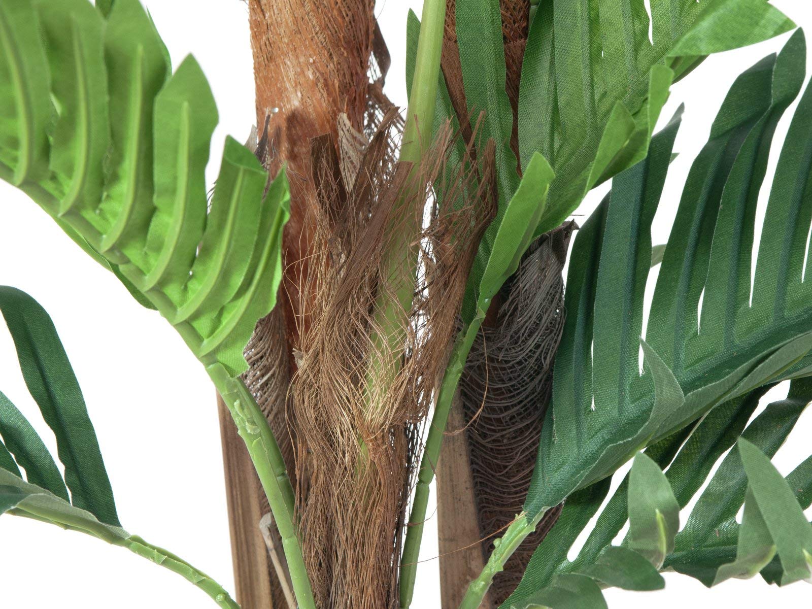 Amazon.de: EUROPALMS Kentia Palme, Kunstpflanze, 120cm | Natrlich  aussehende Palme mit Naturstamm, Wedel aus hochwertigem Textil