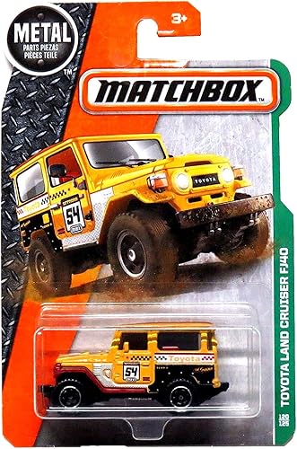 Matchbox Toyota Land Cruiser FJ40 120/125 2016, amarillo