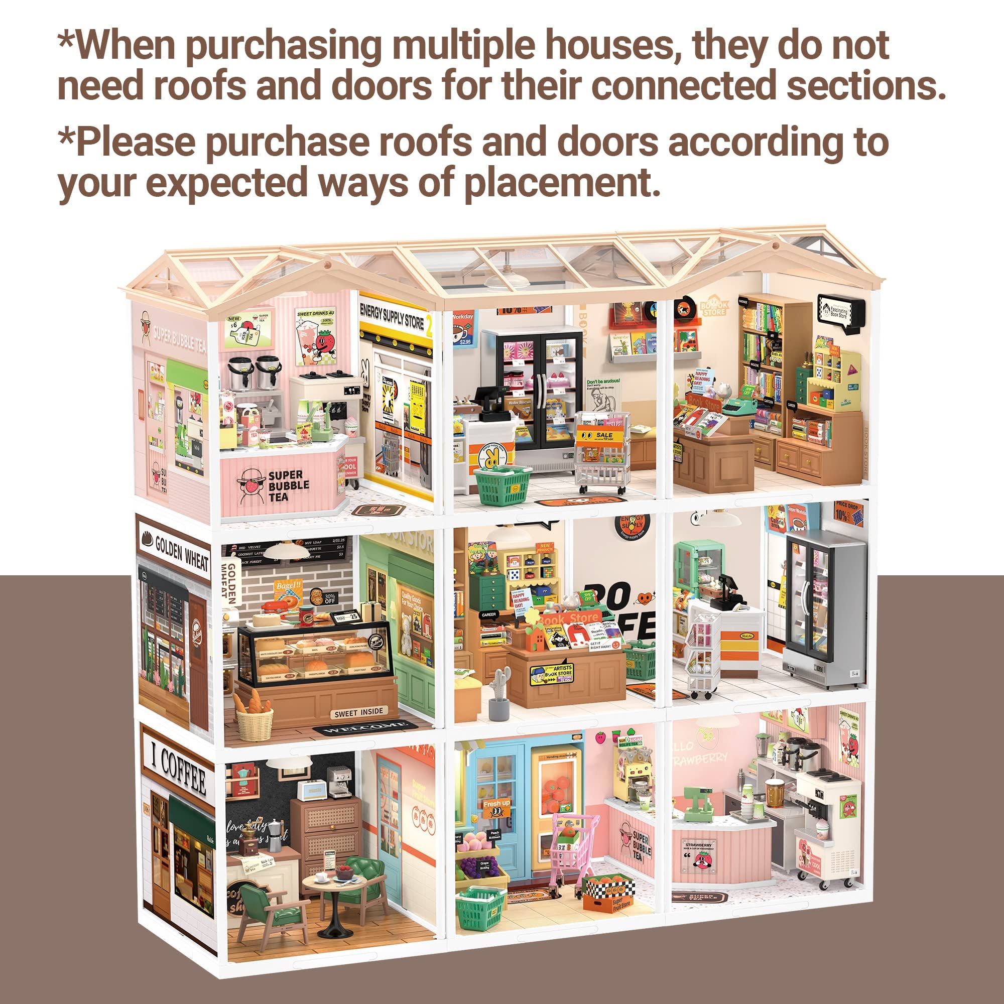 Amazon | Rolife ミニチュアハウス アクリル板 防塵パネル ダスト