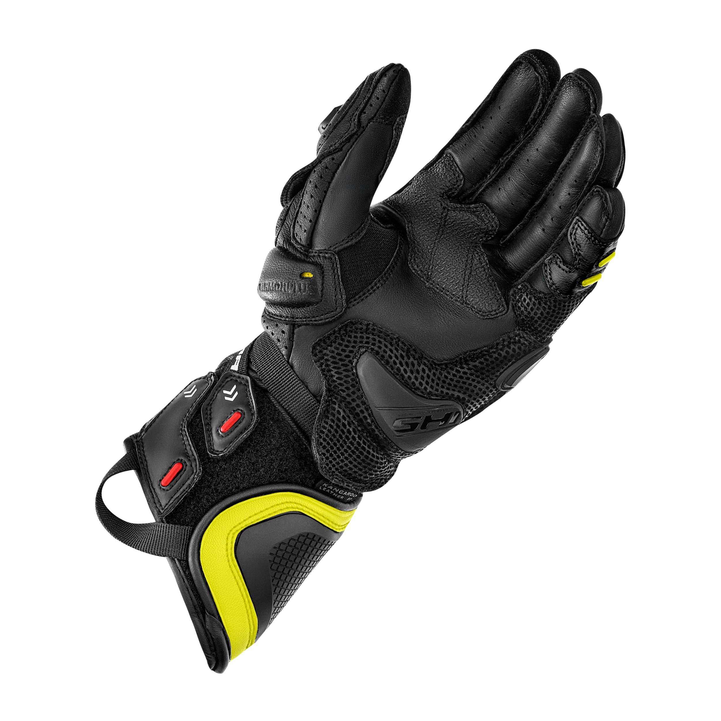 SHIMA RS-3 Guantes Moto Mujer Cuero Homologados Largo Verano Motos Guante Ventilado Certificatos Con Protección Motorista Racing Protecciones Ventilación Verão (Femenino, Negro, XS)