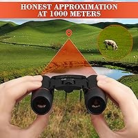 Vista 6 de 30x60 Mini Binoculars for Adults Travel – Small Binoculars for Adults with 126M/1000M Wide Field of View, 7.2° Angle & Storage Bag – Pocket Size for