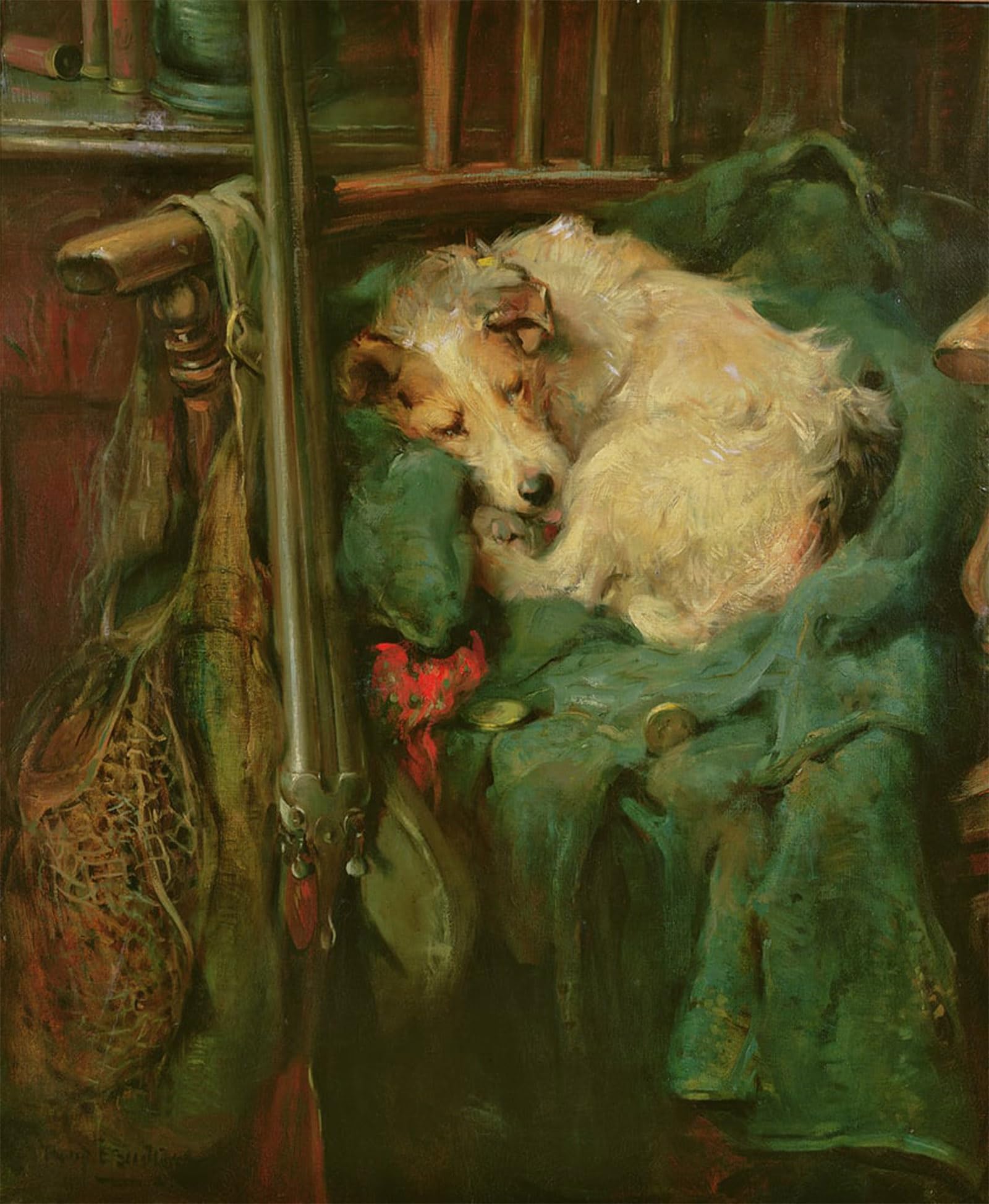 ARTXLXXBN Famous Print Painting Colorful Art Print a Well Earned Rest by Eustace Stretton Canvas Art Decorations for Home Decor 60x90cm
