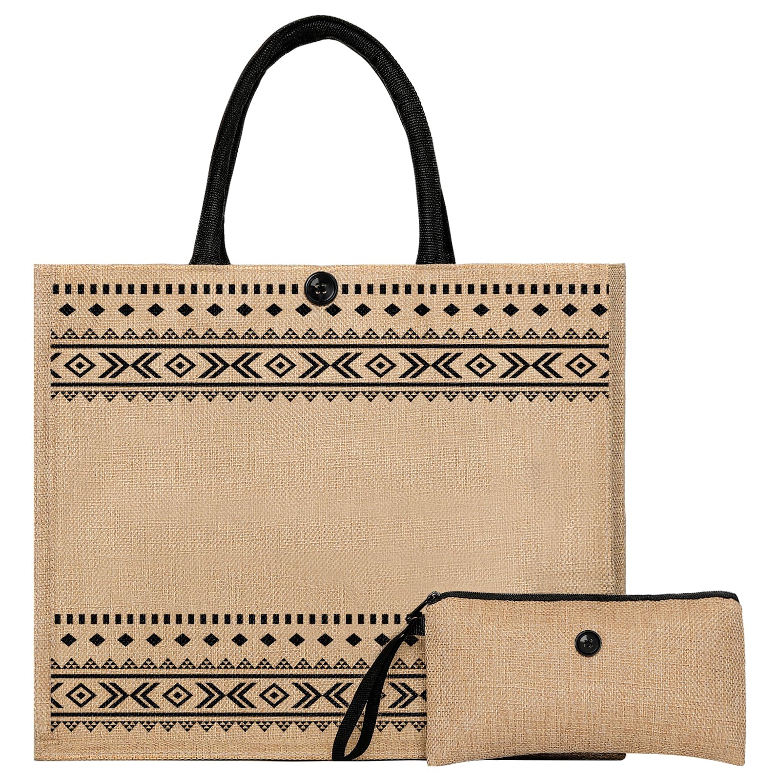 Trifabricy Beach Bag, Large Woven Straw Beach Tote Bags for Women