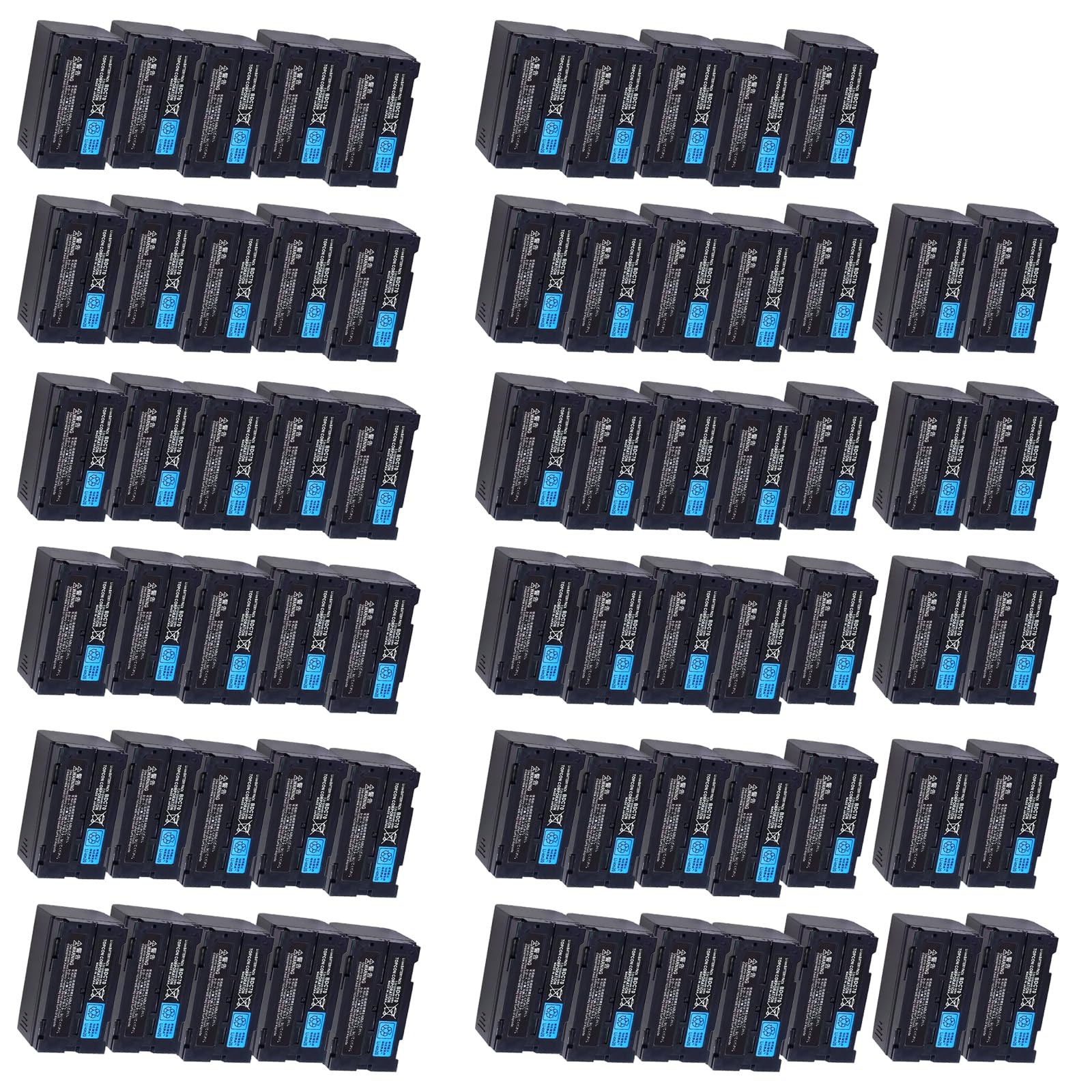 70 Pack 7 2V 5240mAh BDC70 AA Rechargeable Lithium Battery for Topcon Sokkia Total Stations GPS Station and