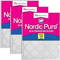 Vista 77 de Nordic Pure 20x20x1 (19 1/2 x 19 1/2 x 3/4) Filtros de aire plegados MERV 12, paquete de 6