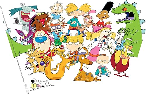 Miniatura 2 de Tervis Nickelodeon - Vaso aislado de doble pared de los 90's Group fabricado en Estados Unidos mantiene las bebidas frías y calientes, 24 onzas,