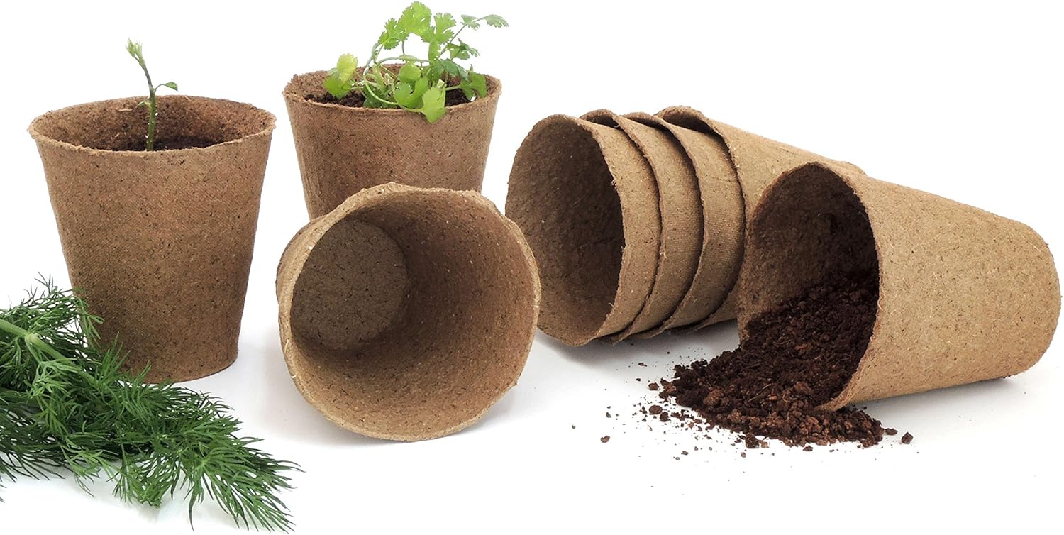 Daniel's Plants Biodegradable Seed Starter Pots (30 Pack) - Image 12