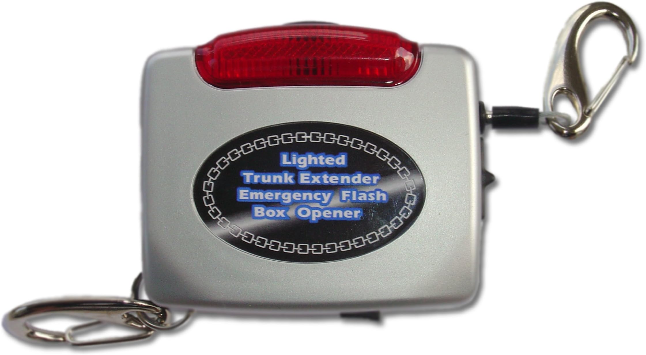 Delk 41035 Trunk Extender with Emergency Flash and Box Opener, Silver