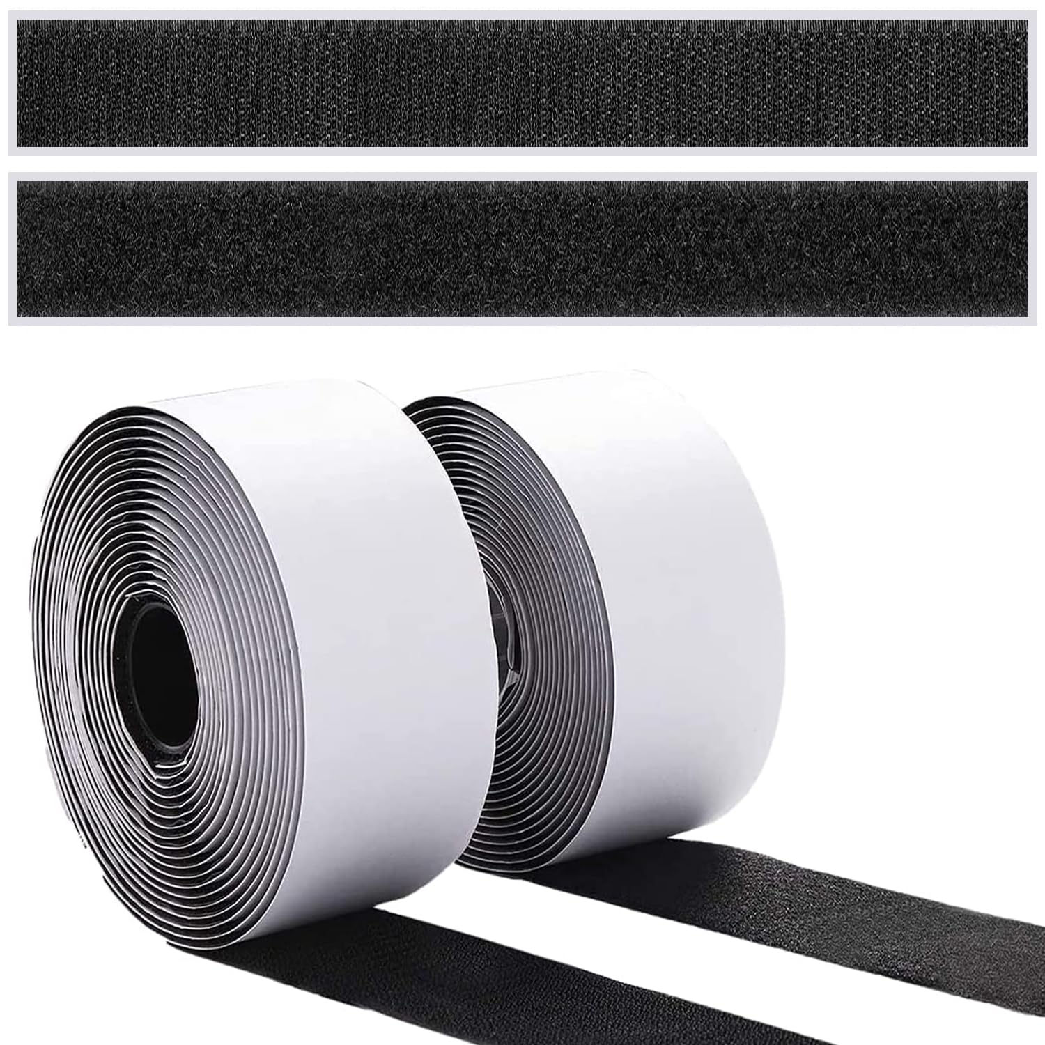 Wild Accessories Self-Adhesive Hook and Loop Tape Roll, Self Sticky Back Strong Gripping Perfect for DIY | Home, Office, School, and Crafting | for Both Indoor-Outdoor Use | 50mm*5meter Black (B0CH8Q2KL3) Amazon Price History, Amazon Price Tracker