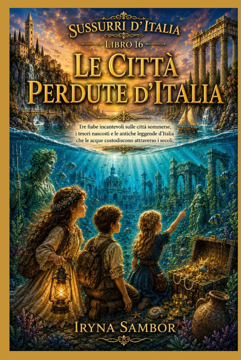 Sussurri d'Italia. Libro 16. Le Città Perdute d'Italia: Tre fiabe incantevoli sulle città sommerse, i tesori nascosti e le antiche leggende d'Italia che le acque custodiscono attraverso i secoli.