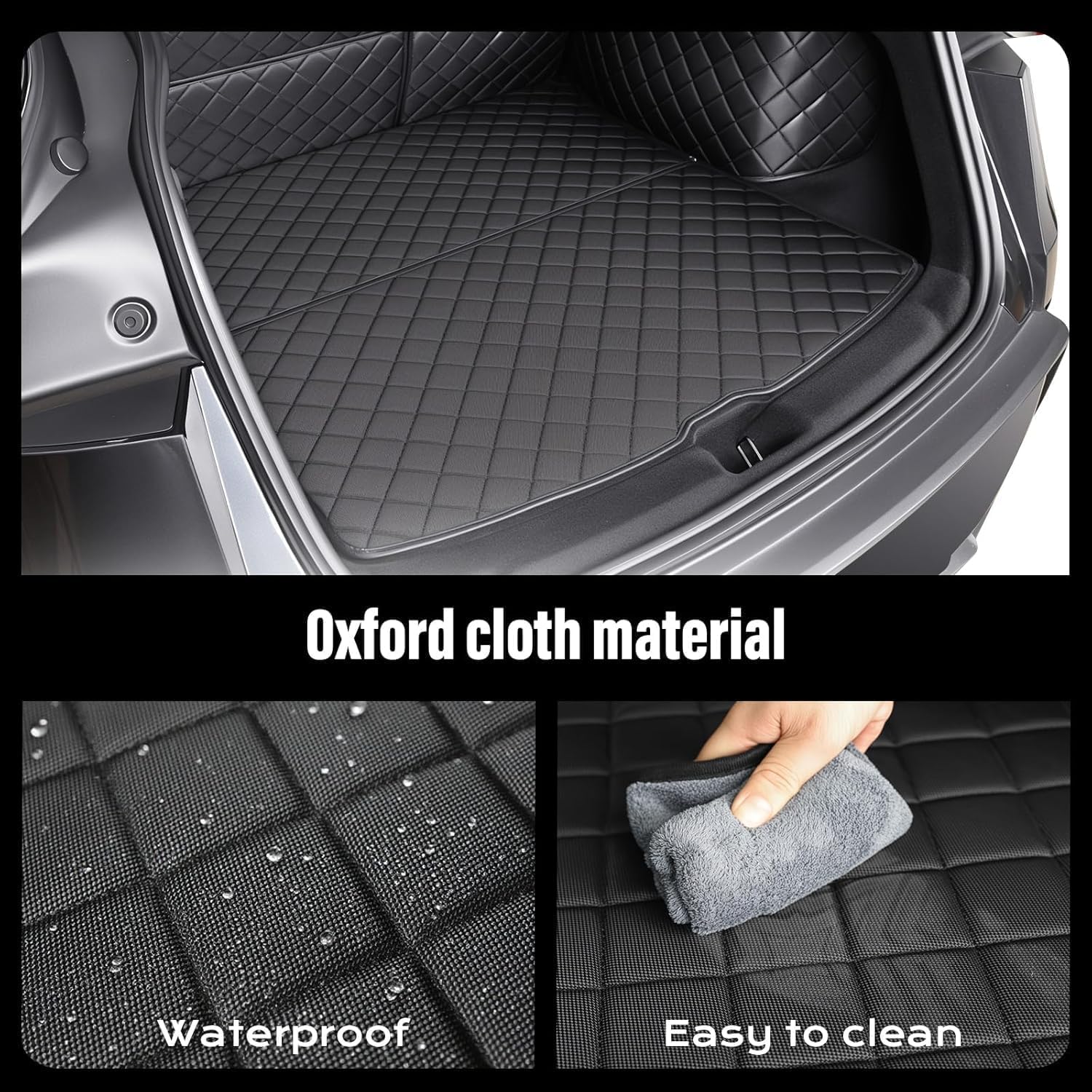topfit Tappetini per bagagliaio per Tesla Model Y Juniper Nuovo Model Y Rivestimento vano bagagli Coprisedili impermeabili Tappetini protettivi per Tesla Model Y Accessori 2025-2026