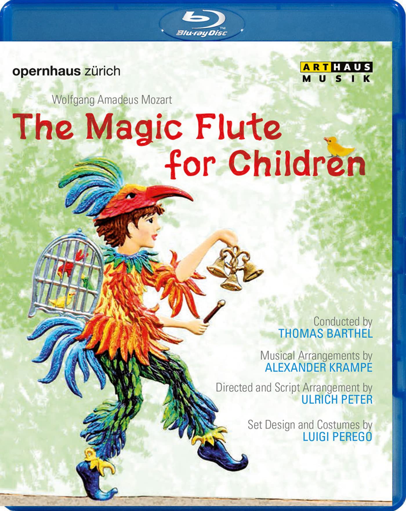 Mozart: The Magic Flute for Children Barthel Blu-ray Mozart Kono Region Free