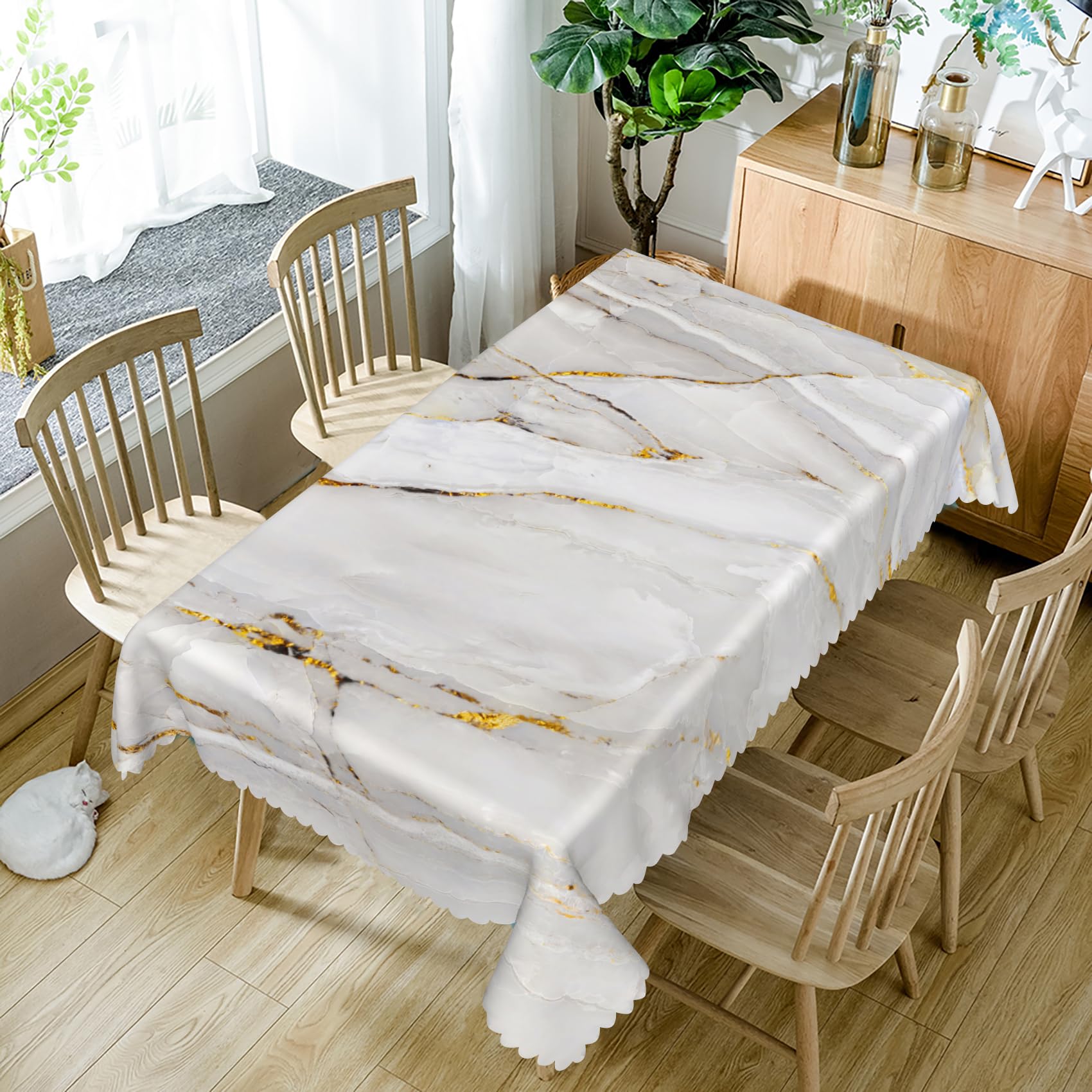 Mantel De Mármol Blanco Elegante Para Decoración Del Hogar