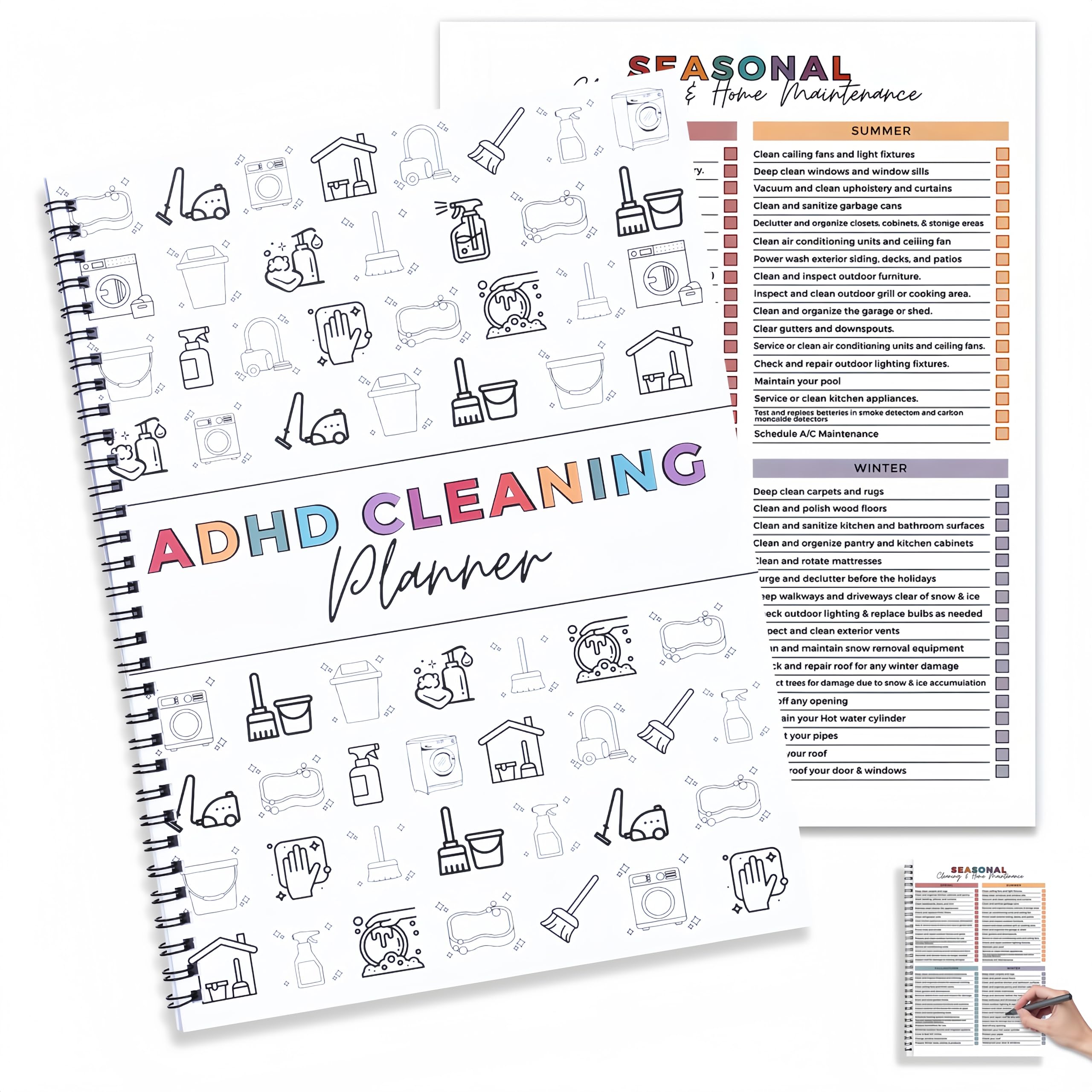 PGJ ADHD Cleaning Planner