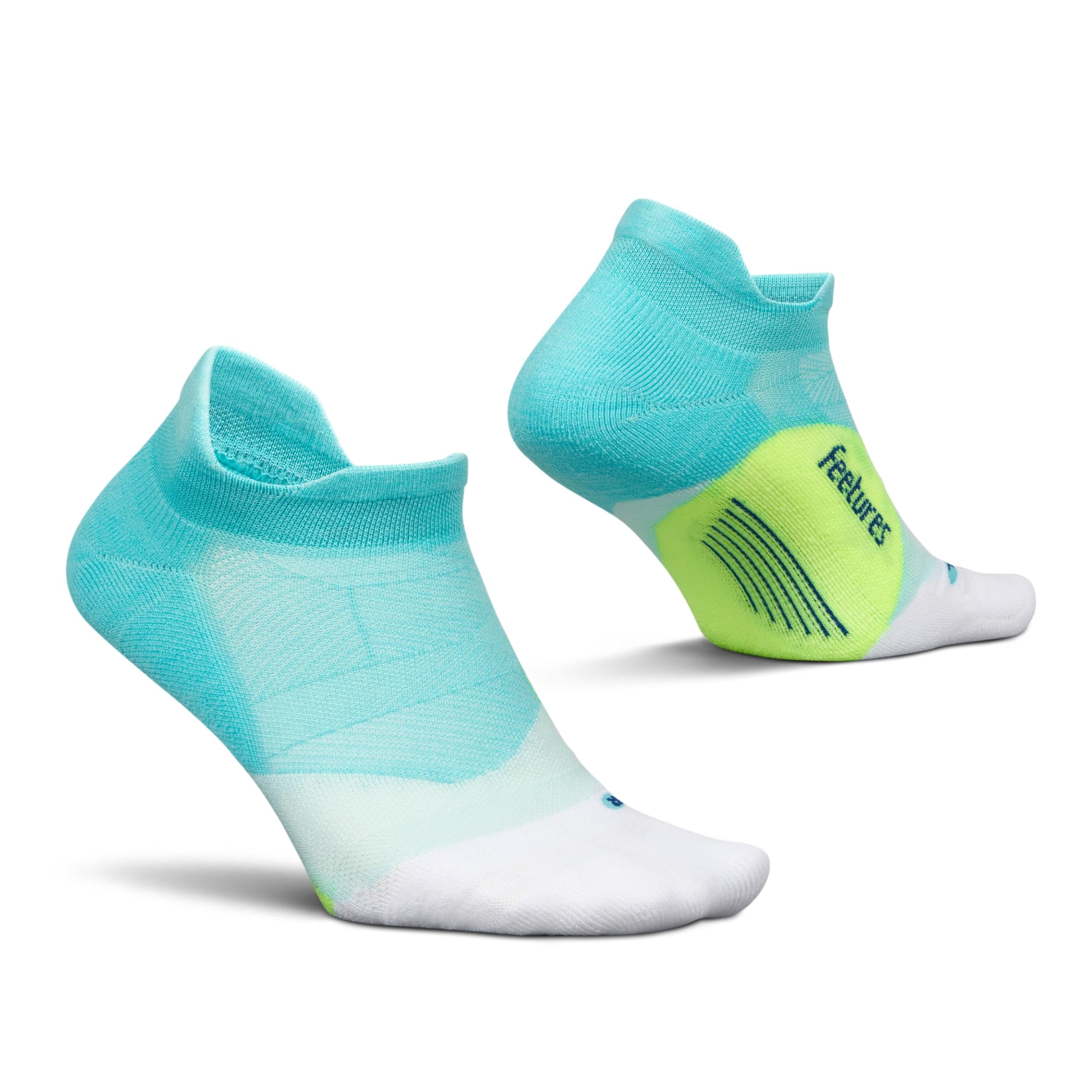 Feetures Elite Light Cushion No Show Tab Sock Wave