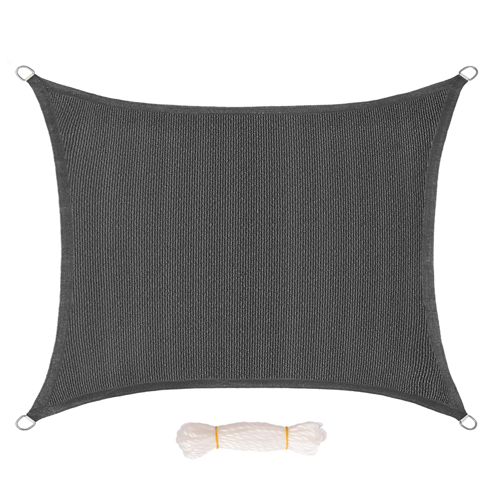 Buy LARMNEE Sun Shade Sail Rectangle, 10' x 20', UV Block, Patio Canopy