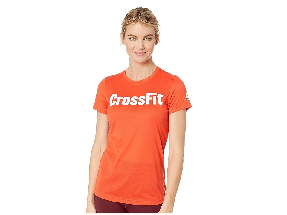 

Reebok Fef Speedwick Top (Carote) Women's Clothing, Orange