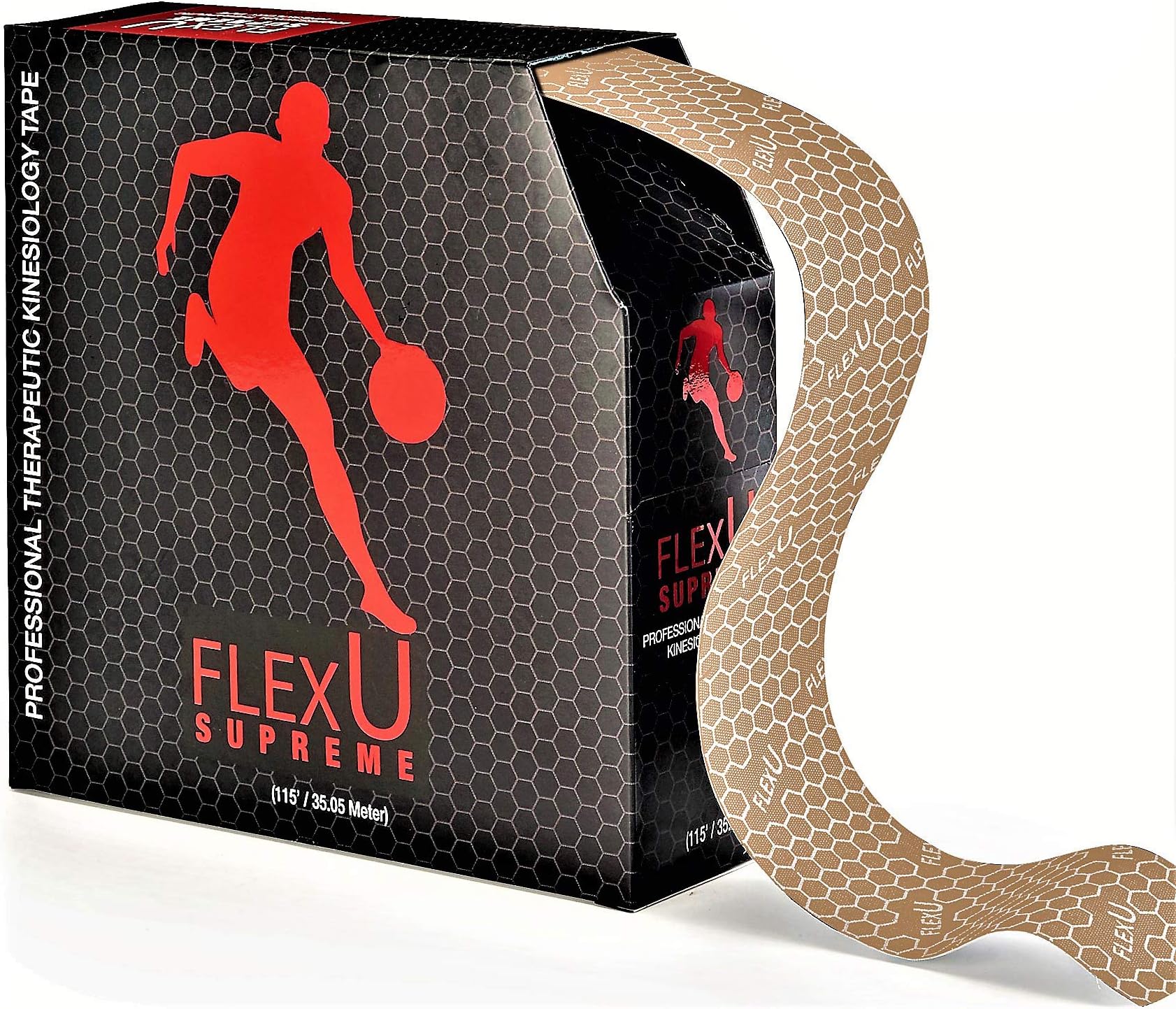 FlexU Kinesiology Tape Bulk Pack pre-Cut or Continuous