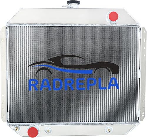 Radiador de aluminio de 3 filas para Ford F-Series F100 F150 F250 F350 Bronco Truck Pickup Radiador de alto rendimiento 1968 1969 1970 1971 1972