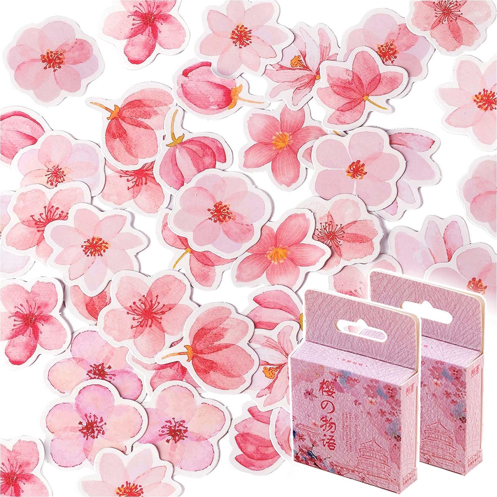 Amazon.co.jp: 桜 シール (90枚入り) 手帳シール 桜ステッカー