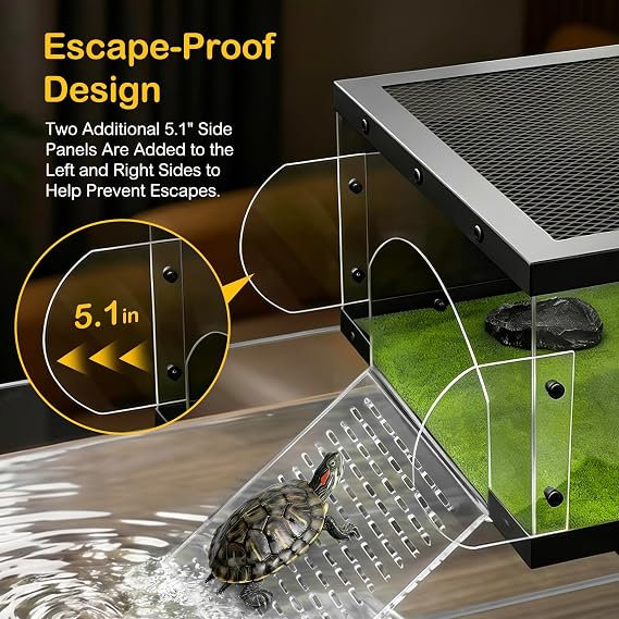 XL Turtle Basking Platform with Kits for 75/90/100 Gal 18–24