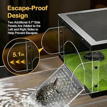 XL Turtle Basking Platform with Kits for 75/90/100 Gal 18–24