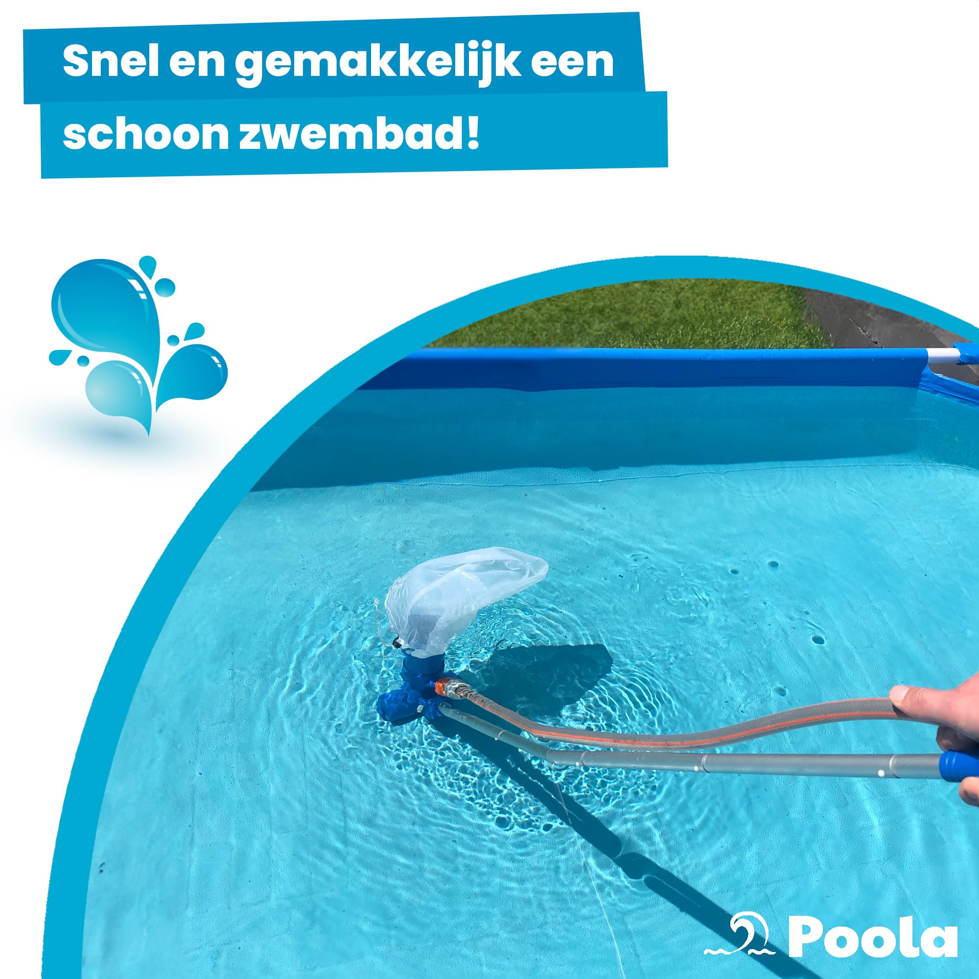 Synx Tools 2-in-1 Schrobborstel met Telescopische Steel - Synx Tools