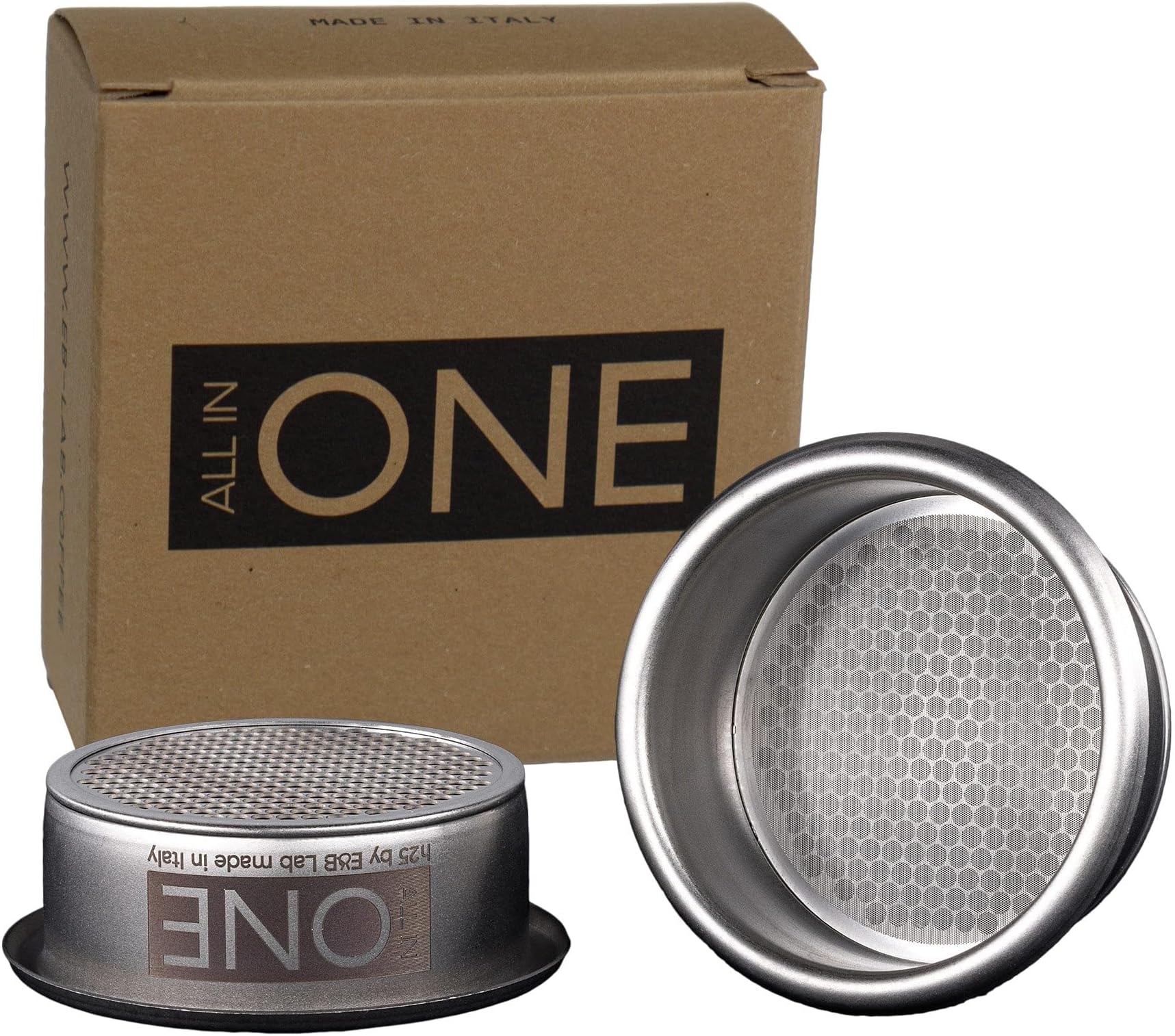 E&B Lab All In One Filter Basket for Espresso Machine Portafilter 58mm (H25)