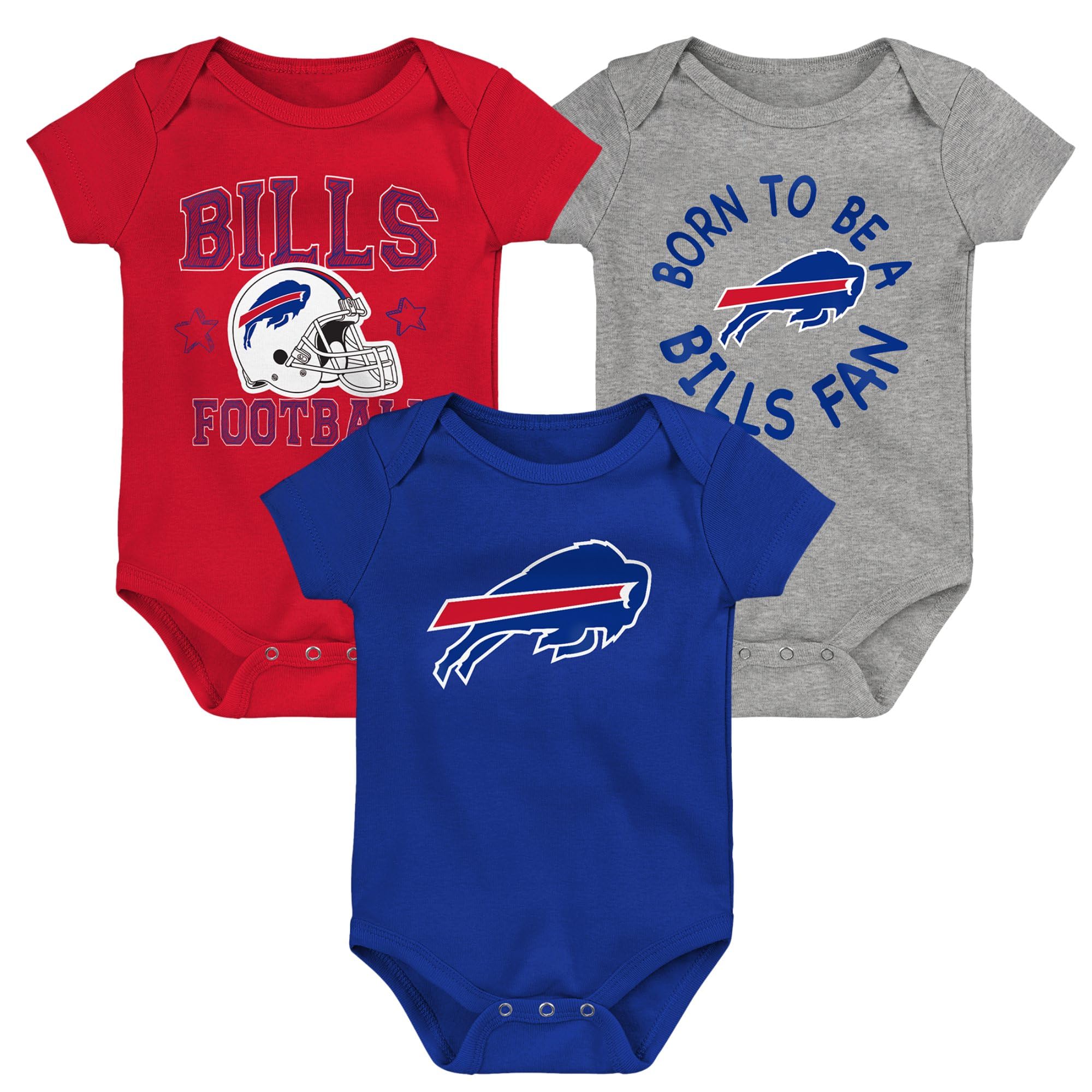 Outerstuff Infant // NFL Born to Be 3-Pack Bodysuit Set