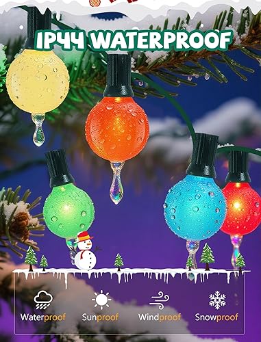 Miniatura 10 de Abeja Bombillas LED G40 esmeriladas, bombillas LED de plástico inastillables de 0.6 W, bombillas de globo esmerilado para base de candelabro C7E12,