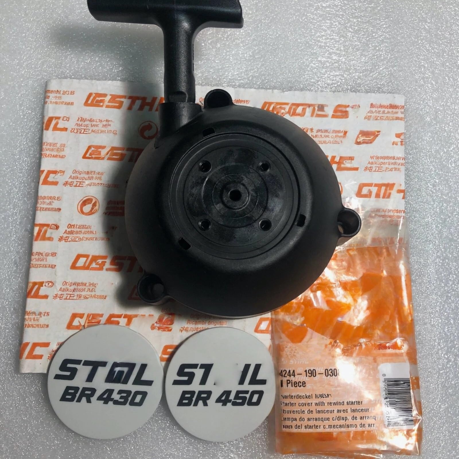 Amazon.com: NEW Genuine br430 br450 recoil pull start 4244 190  display picture 1