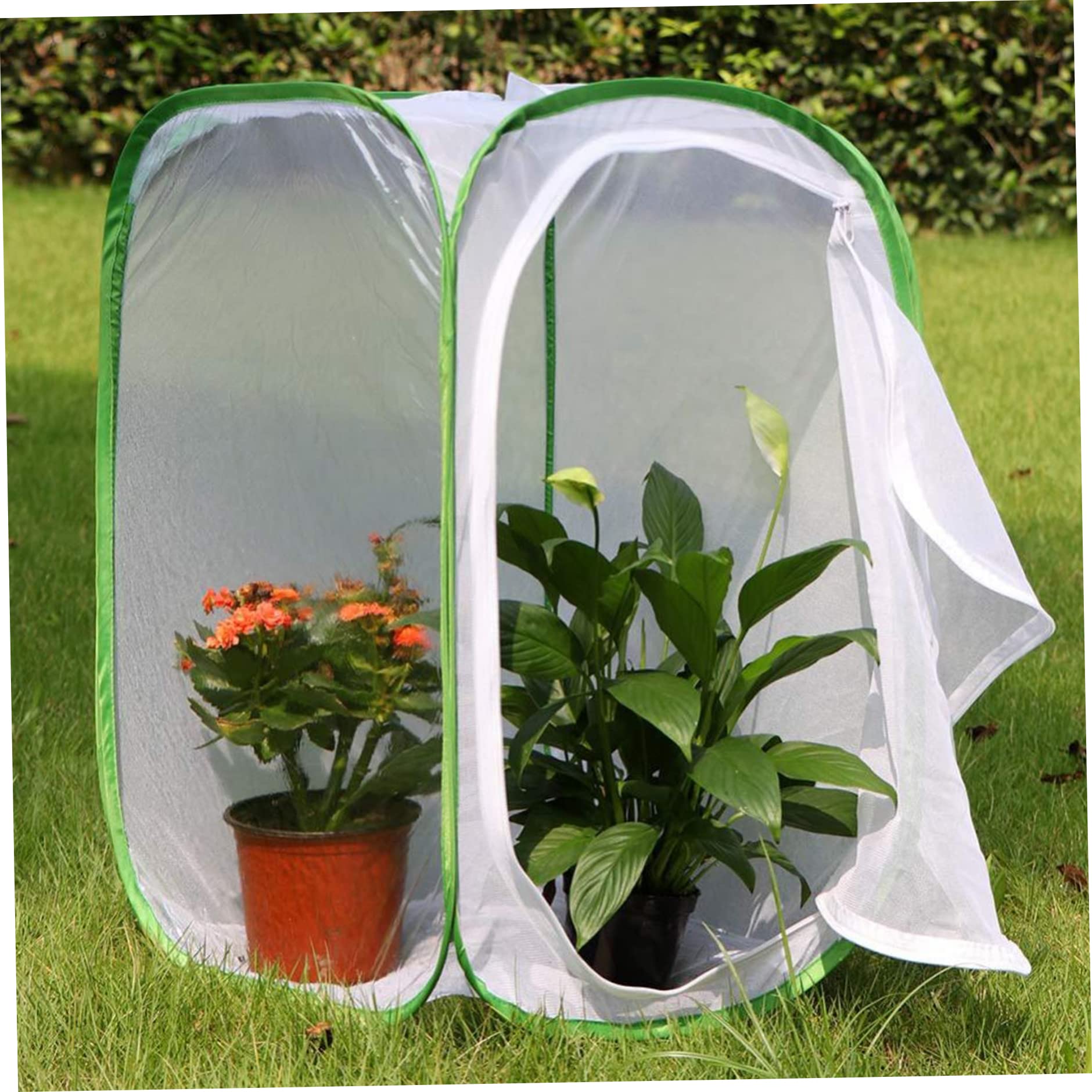Yeory Butfly reproduisant Net Pliage Habitat Habitat Cage de Papillon Blanc Cage de Papillon pour Enfants Garden Science Education Tool 40x40x60cm, Cage Papillon