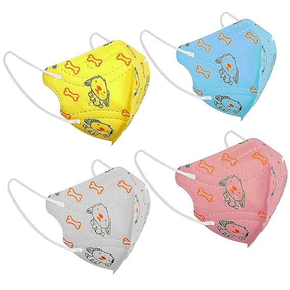 LeSafe Kids Combo N95 Face Mask Reusable, Washable Mask Respirator Pollution Breathable Safety Mask For Kids, Children