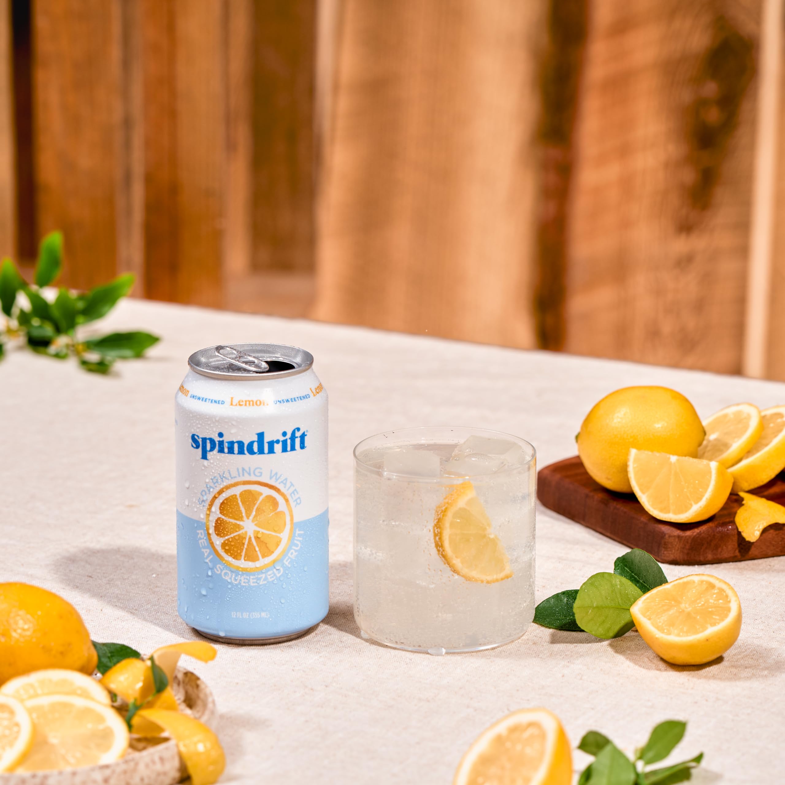 Spindrift, Sparkling Water, Lemon, 12 oz, (pack of 8) | Grocery