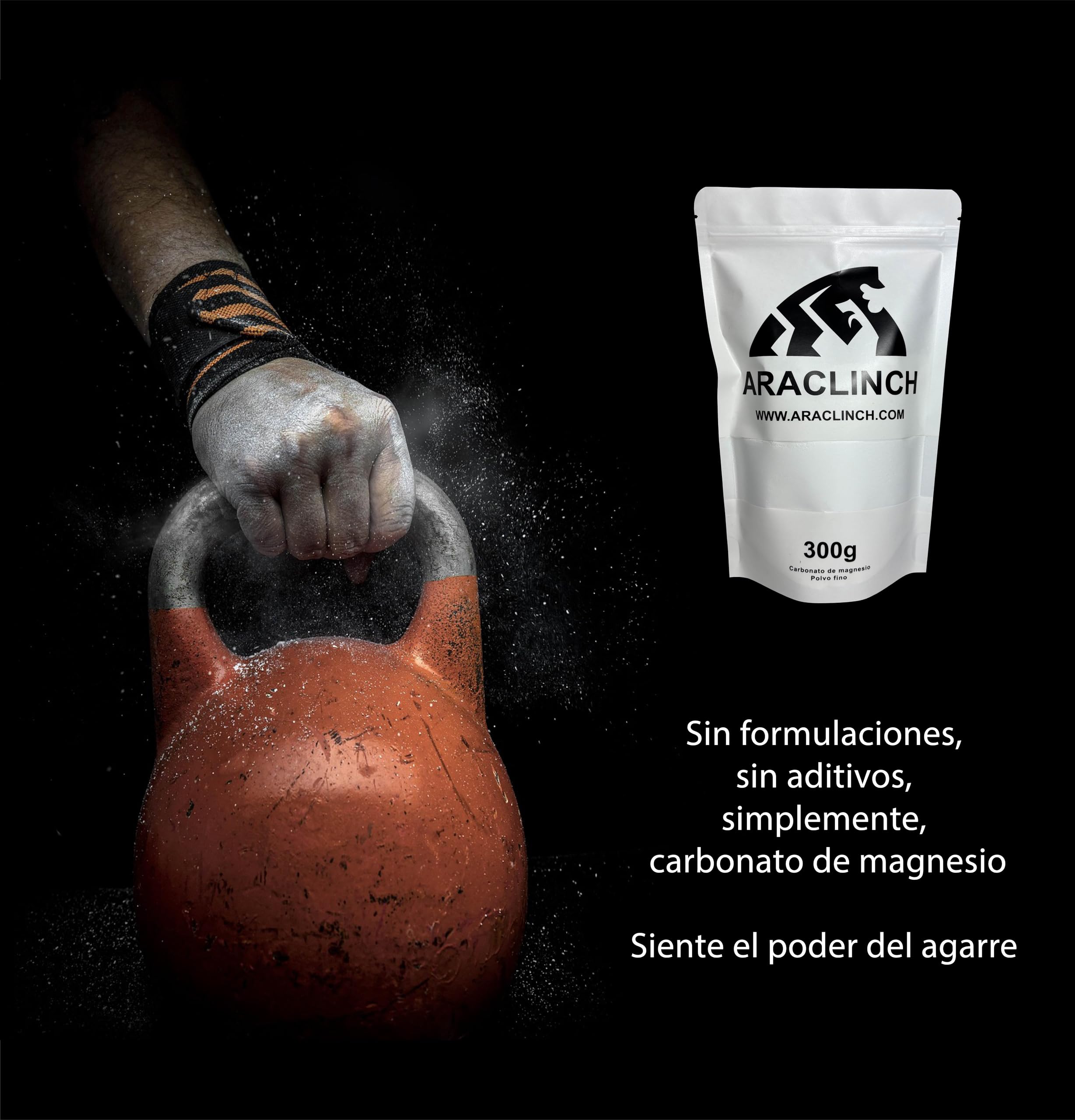 Proszek węglanu magnezu do wspinaczki, Crossfit, siłowni, Calistenia – do rąk - 300g